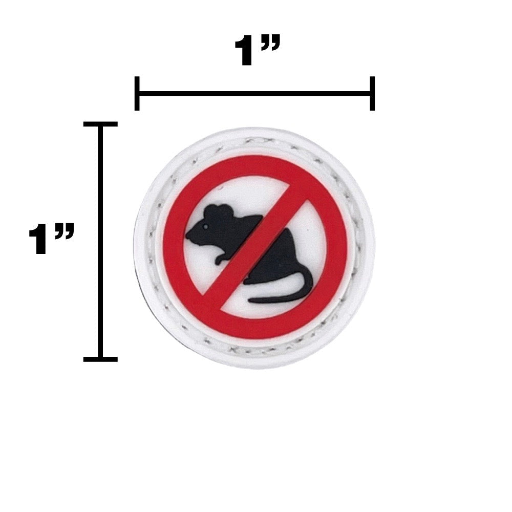 NO RAT PVC Morale Patch