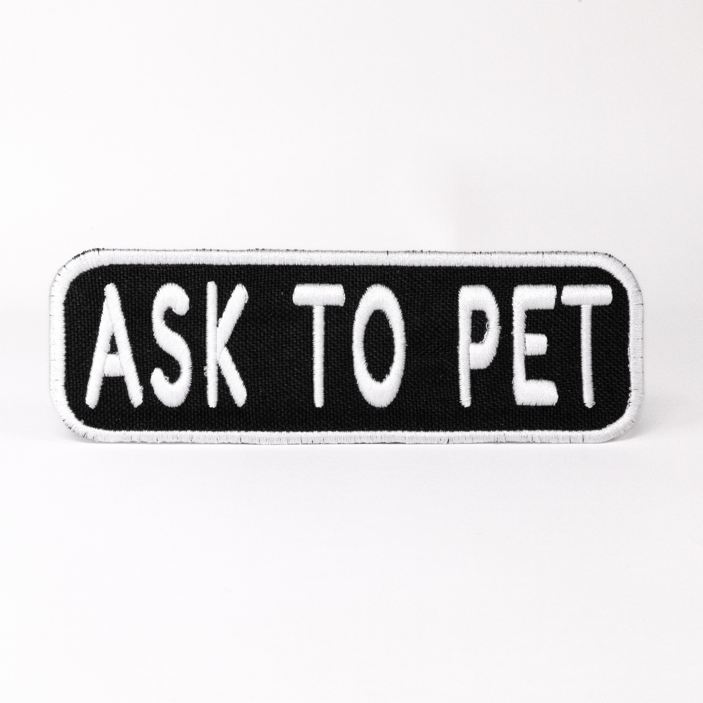 K9 Sport Sack Ask to Pet 2x6 Patch