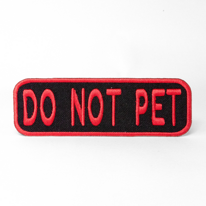 K9 Sport Sack Do Not Pet 2x6 Patch