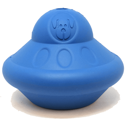 Flying Saucer eDispenser Durable Rubber Chew Toy & Treat Dispenser