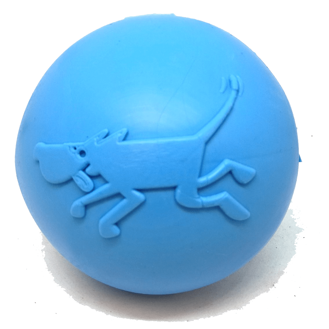 Wag Ball Ultra Durable Synthetic Rubber Chew Toy & Floating Retrieving Toy - Large - Blue