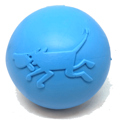 Wag Ball Ultra Durable Synthetic Rubber Chew Toy & Floating Retrieving Toy - Large - Blue