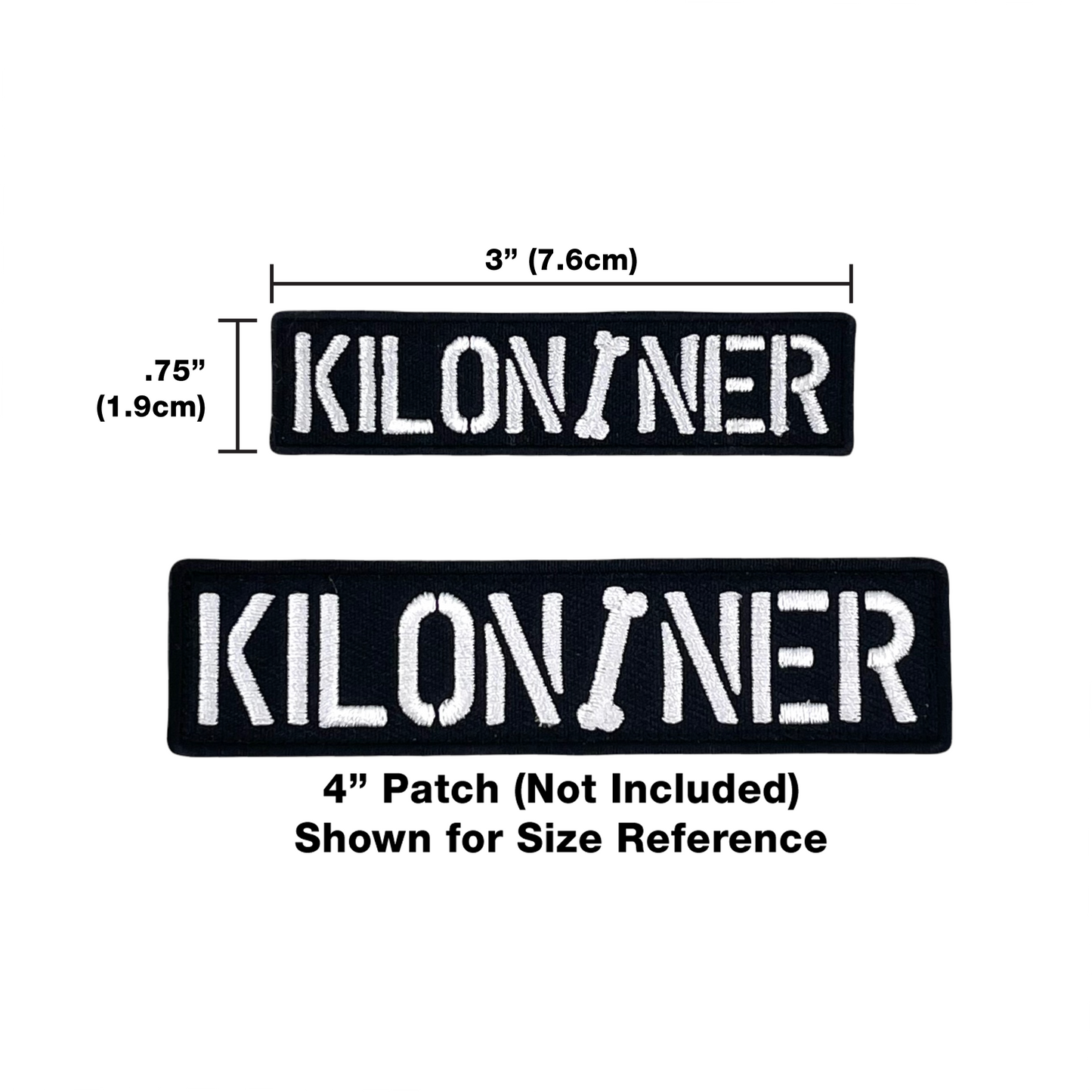 MINI KILONINER STENCIL Morale Patch