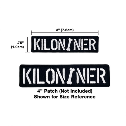 MINI KILONINER STENCIL Morale Patch