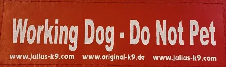 Julius-K9 Interchangeable Hook & Loop Patches, 1 Pair